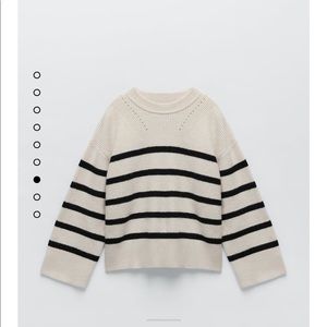 Zara Striped Knit Sweater - Size S